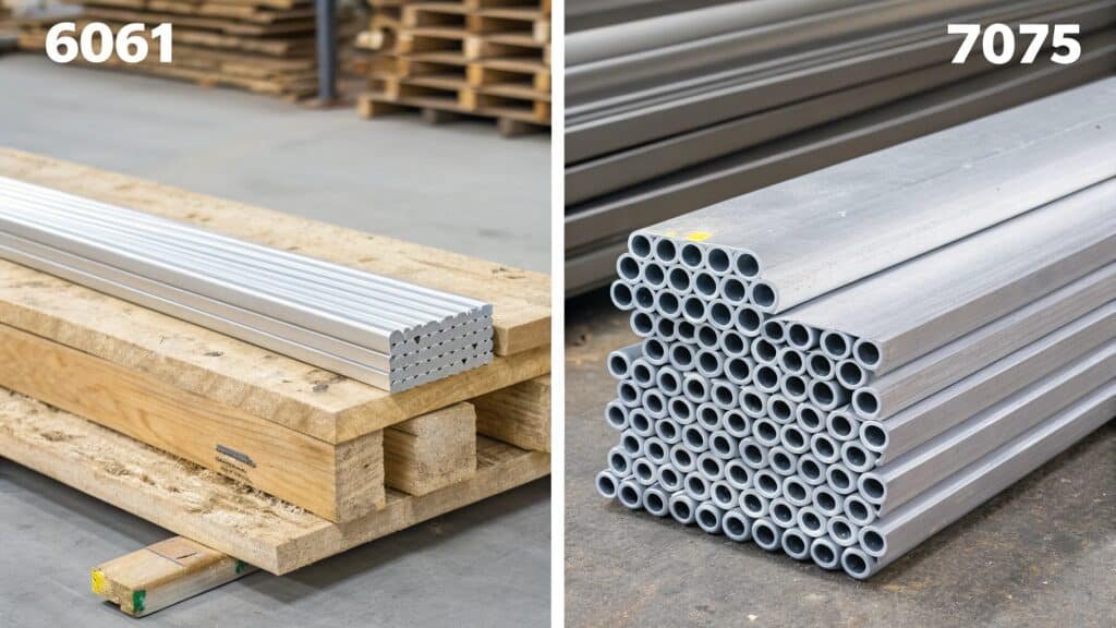 alt with keywords: XRF analyzer gun being used on an aluminum sample